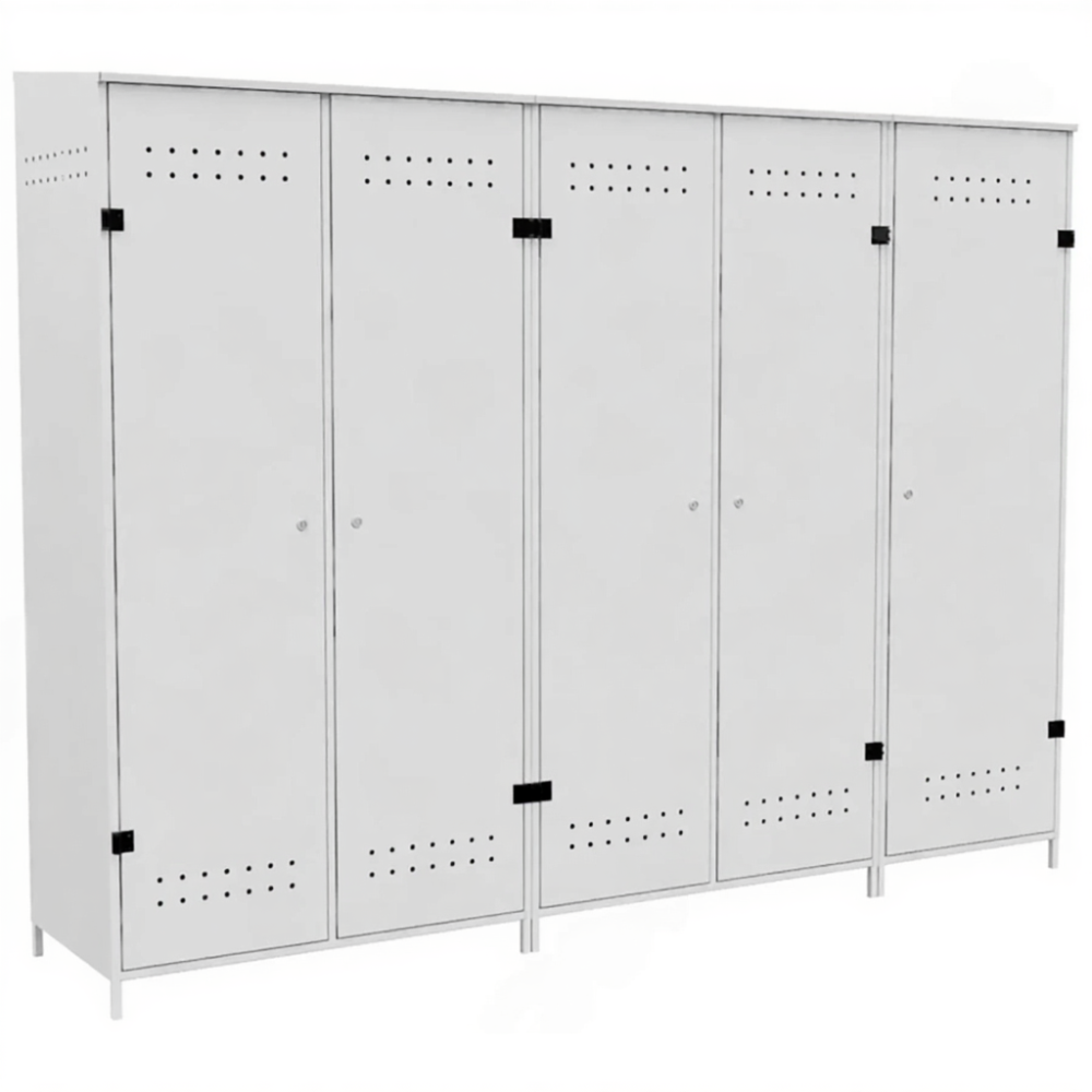 Шкаф металлический для газовой рампы (5 баллонов) 2000х2607х560