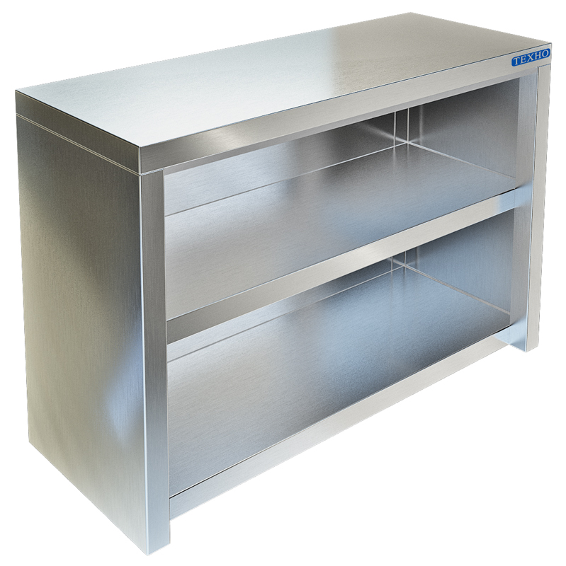 Полка-шкаф настенная открытая ТЕХНО-ТТ ПН-123/1500 (без дверей)