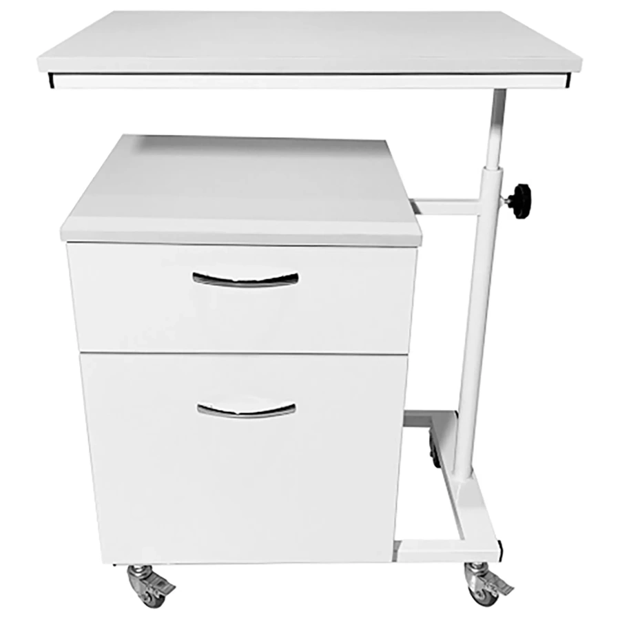 Тумба медицинская MD ТМ 13.02 с поворотным столиком (белый)