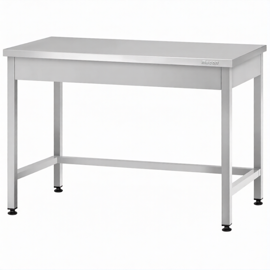 Стол производственный СПРп - 860х1000х700 «Profi Inox» (полка-обвязка)