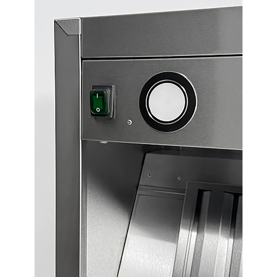 Зонт вытяжной пристенный с подсветкой ЗВПКП-16/14