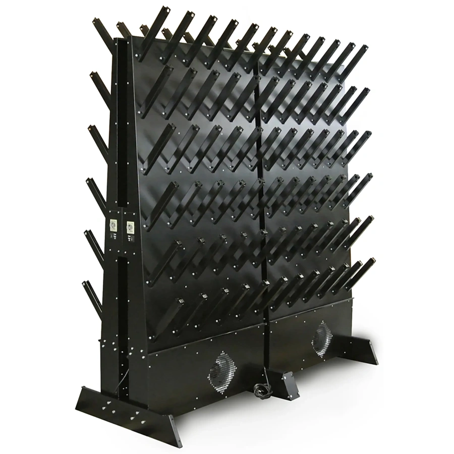 Сушильная стойка СО-72 на 72 пары обуви (с клапанами)