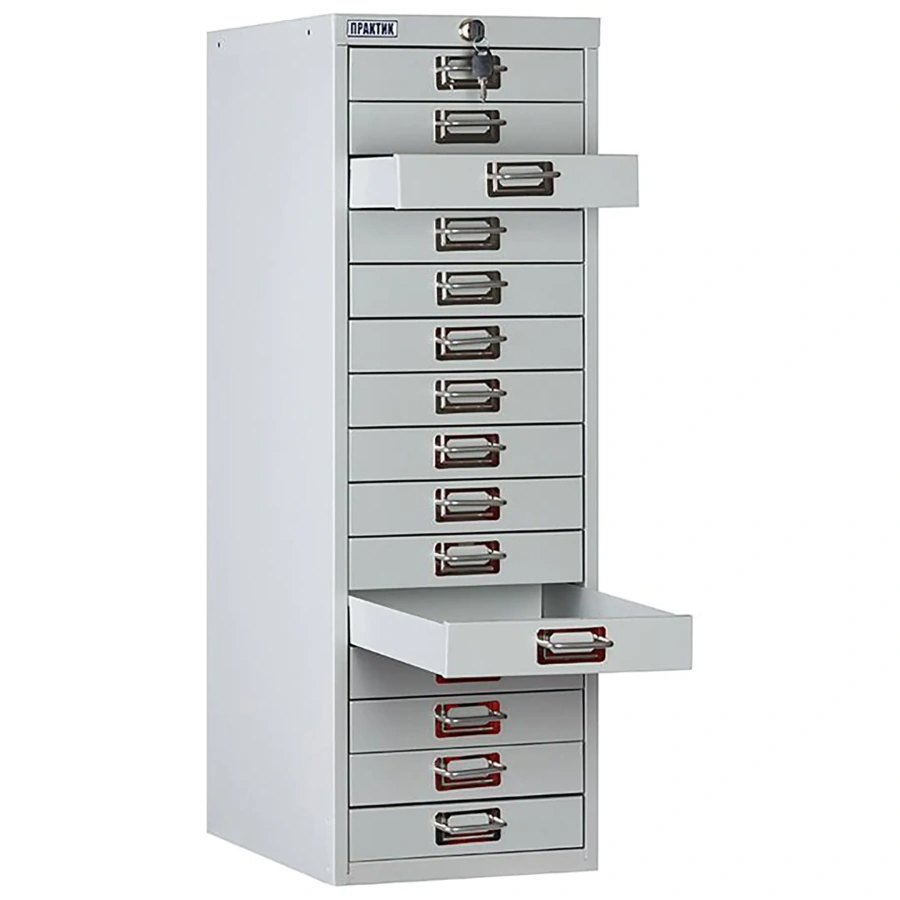 Картотечный шкаф ПРАКТИК MDC-A4/910/15