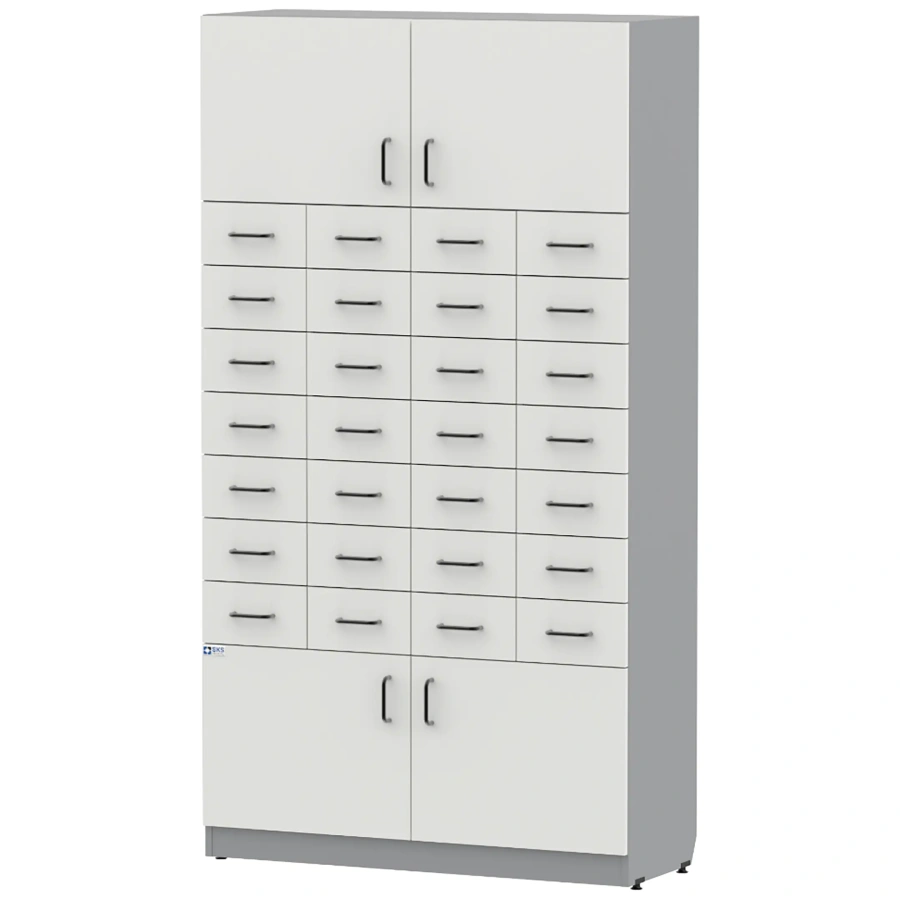 Шкаф с ящиками GRAY LITE 1