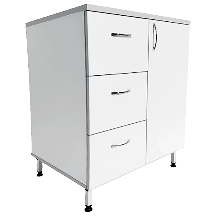 Стол-тумба лабораторная ТЛ 18.006 (белый)