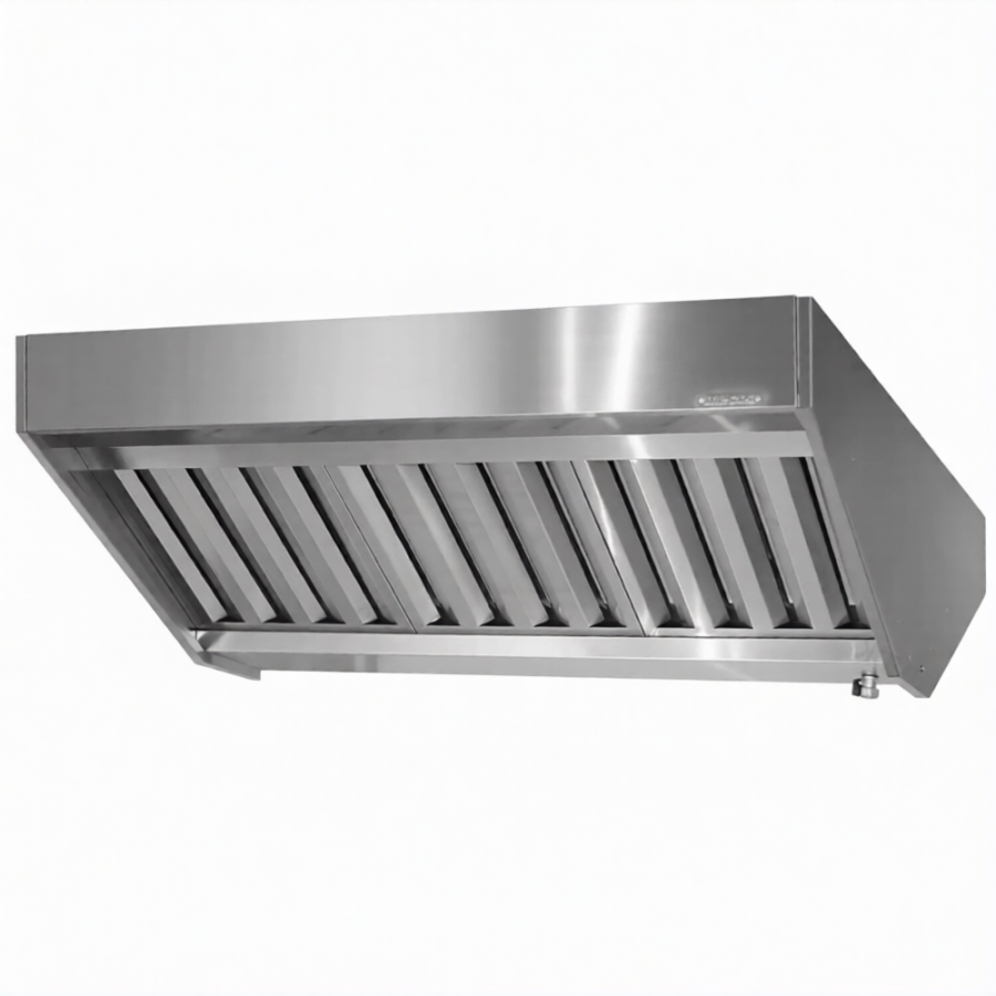 Зонт приточно-вытяжной полуоткрытый ЗППб 400х1200х1600 «Base» островной