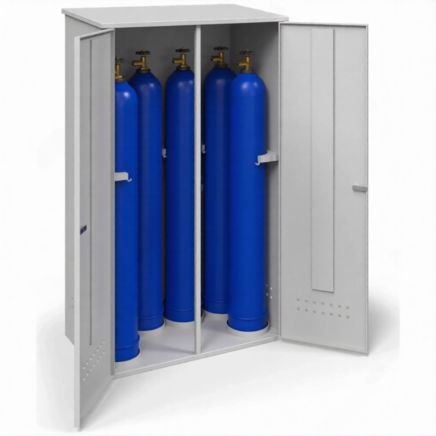 Шкаф для 6-ти газовых баллонов ШГБК-010 усиленный (1800х1040х600)