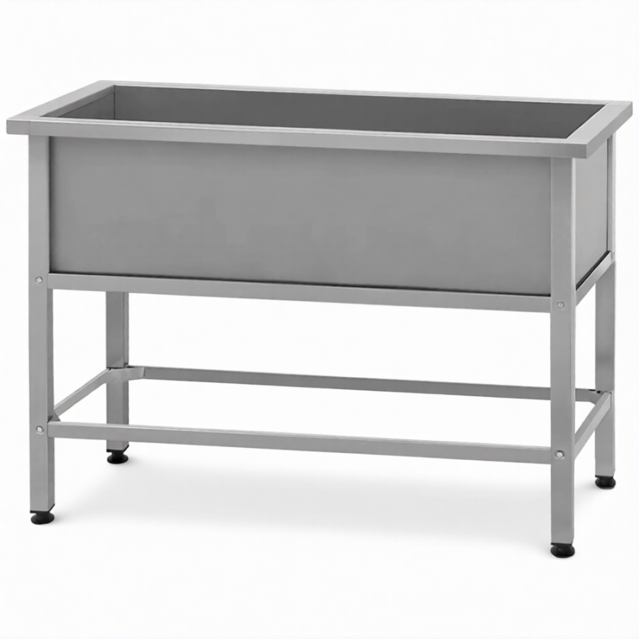 Ванна моечная ВМСн 1350 (860х1350х700)  1 м/о 350х1250х600 (ножка проф., тр. 40х40)