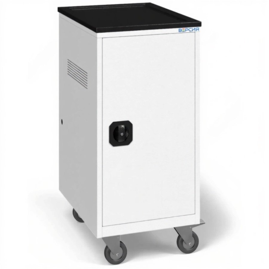 Тележка для хранения и зарядки 14 ноутбуков (17,3 дюймов) с электросхемой