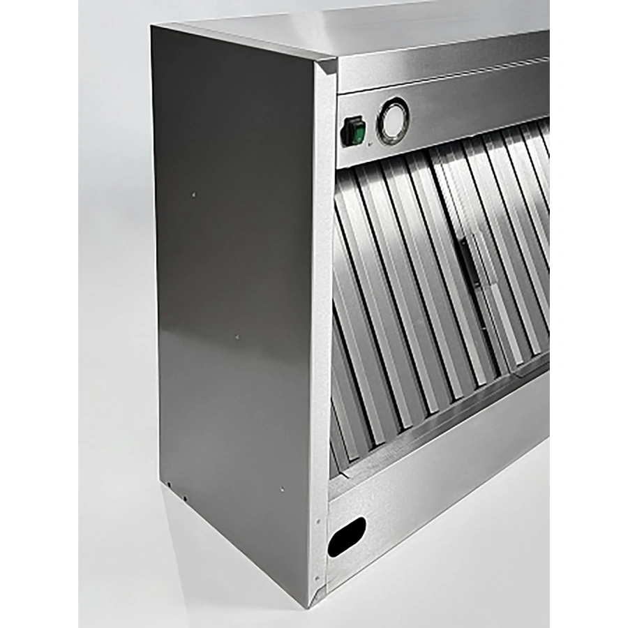 Зонт вытяжной пристенный с подсветкой ЗВПКП-16/14